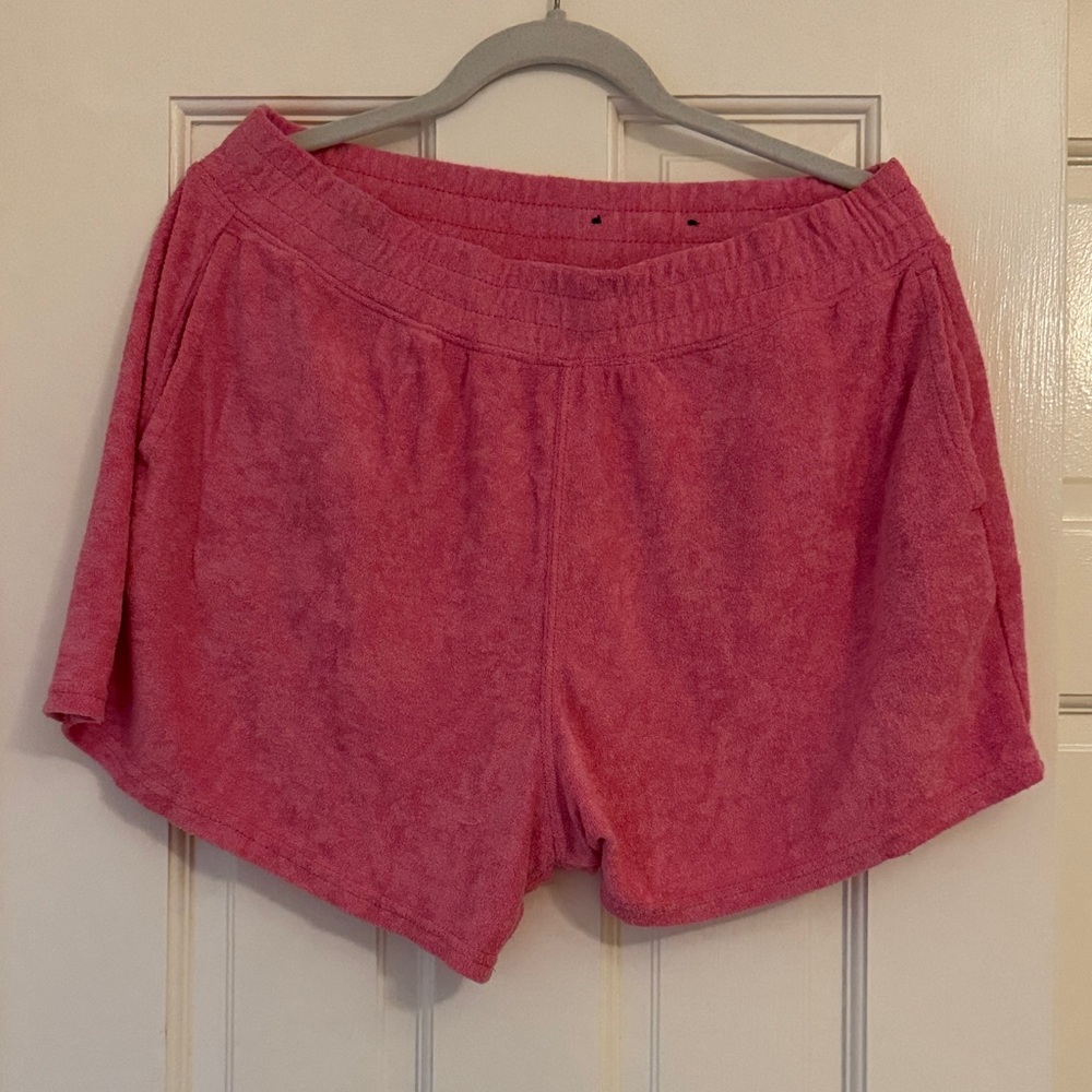 Hollister Women's Pink terry cloth Shorts